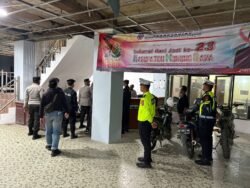Personel Polres Mura Gencarkan Patroli Di Sekitaran Kantor DPRD Cegah Adanya Aksi Kriminal
