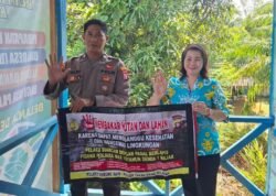 Polisi Ajak Warga Olung Muro Stop Membuka Lahan Dengan Cara Membakar
