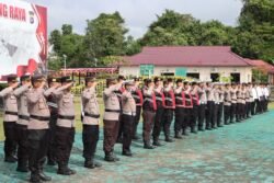 Polres Murng Raya Gelar Upacara Peringatan Haornas Ke-42
