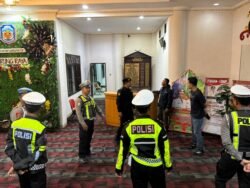 Patroli Malam Hari, Personil Polres Murung Raya Cegah Aksi Kejahatan Di Kantor Pemda