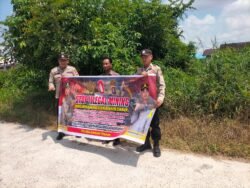 Cegah penambang liar, Personil polsek Kapuas tengah Rutin berikan Imbauan ilegal mining.
