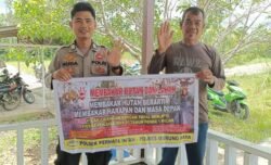 Polsek Permata Intan Gencarkan Sosialisasi Bahaya Karhutla