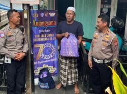 Anjangsana Hari Lalu Lintas Bhayangkara Ke-70, Sat Lantas Polres Murung Raya Kunjungi Purnawirawan