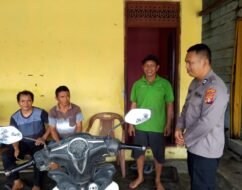 Giat Imbauan kantibmas kepada warga Rutin di lakukan Piket Polsek Kapuas Tengah.