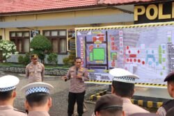 Polres Murung Raya Gelar Latihan TWG Sispam Mako