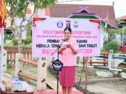 Kapolres Barsel Hadiri Peletakkan Batu Pertama Renovasi TK Kemala Bhayangkari 16 Buntok