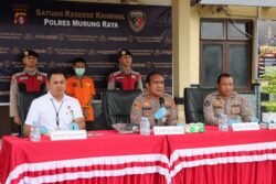 Polres Murung Raya Gelar Konferensi Pers Kasus Penganiayaan Yang Mengakibatkan Meninggal Dunia