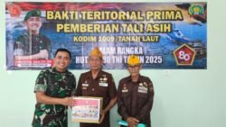 Dandim Sambut Hangat Kunjungan Legiun Vetran RI, PIVERI Serta PPM di Makodim 1009/Tanah Laut