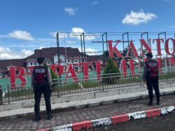 Pastikan Kondusif, Satsamapta Polres Murung Raya Patroli Di Perkantoran
