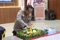 Kapolres Murung Raya Pimpin Upacara Syukuran Hari Lalu Lintas Bhayangkara ke-70
