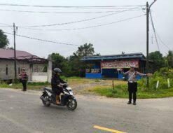 Satlantas Polres Barsel Gatur Lalin Pagi Hari Wujudkan Kamseltibcarlantas Pengguna Jalan di Pagi Hari