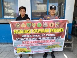 Berantas Pungli, Personel Polsek Dusun Selatan Beri Imbauan Terkait Larangan Pungli Dengan Masyarakat