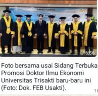 Tinggi, Kepercayaan Masyarakat Terhadap Program Pascasarjana FEB Usakti