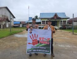Personel Polsek Dusut Sosialisasikan Perpres Nomor 87 Tahun 2016 Tentang Saber Pungli