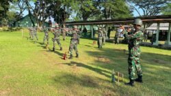Prajurit Kodim 1009/Tanah Laut Asah Kemampuan Lewat Latihan Menembak