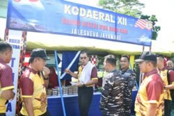 Kodaeral XII Tampilkan Produk UMKM pada Bazar HUT ke-80 TNI di Makodam XII/Tpr