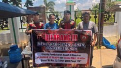 Pencegahan Polusi Asap, Samapta Polres Murung Raya Gencarkan Sosialisasi Karhutla
