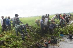 HUT ke-80 TNI, Kodim 1002/HST Gencarkan Karya Bakti Lingkungan di Hulu Sungai Tengah
