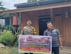 Polsek Jajaran Polres Murung Raya Gencarkan Sosialisasi Larangan Karhutla