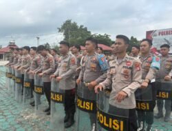 Melalui Latihan Dalmas, Polres Murung Raya Siap Hadapi Kondisi Apapun