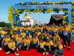Semarak POLICE Women Fun Run, Club GO RUN PTPN IV Regional V Hadirkan Energi Positif Holding Perkebunan Nusantara