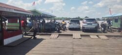 Polsek Kapuas Barat Gelar Patroli Rutin di Penyeberangan Fery