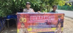 Polsek Kapuas Barat Memberikan Sosialisasi Antisipasi Karhutla Kepada Masyarakat