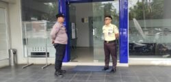 Patroli Objek Vital, Polsek Kapuas Barat Sampaikan Pesan Kamtibmas Kepada Masyarakat