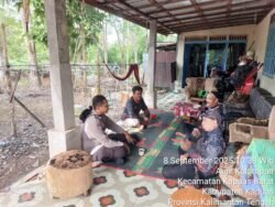 Polsek Kapuas Barat Gelar Patroli Dialogis Ajak Warga Jaga Kamtibmas
