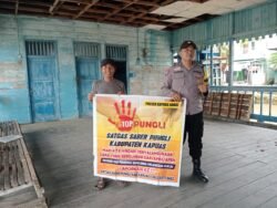 Agar Masyarakat Dapat Memahami Arti Dan Pidana Pungutan liar (Pungli) Polsek Kapuas Barat Gencar Sosialisasi Satgas Saber Pungli