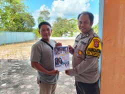 Polsek Sukamara Sosialisasikan Call Center 110 dan Tolak Aksi Premanisme Berkedok Ormas