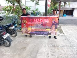 Polsek Kapuas Barat Memberikan Sosialisasi Antisipasi Karhutla Kepada Masyarakat