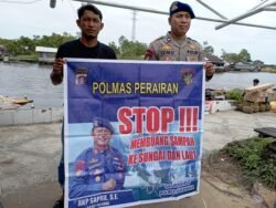 Sat Polairud Polres Sukamara Gelar Patroli Harian di DAS Jelai dan DAS Mapam