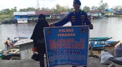 Patroli Harian Sat Polairud Polres Sukamara di DAS Jelai dan DAS Mapam