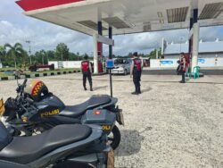 Patroli Sat Samapta Polres Sukamara, SPBU Jalan Tjilik Riwut Aman & Kondusif