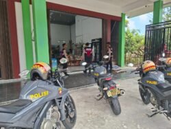 Patroli Harkamtibmas Sat Samapta Polres Sukamara Sasar Toko Hayati Jalan Tjilik Riwut