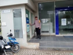 Patroli Ranmor  Polsek Kapuas Barat Sasar Bank BRI Mandomai Untuk Meningkatkan Keamaan Dan Mencegah Kriminalitas