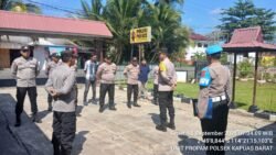 Kapolsek Kapuas Barat Pimpin Apel Pagi Dan Berikan Arahan Tentang Hal Ini