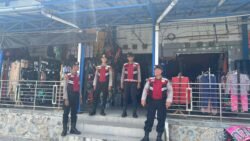 Patroli Harkamtibmas Sat Samapta Polres Sukamara di Pasar Inpres, Situasi Aman dan Kondusif