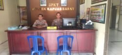 Guna Mencegah Terjadinya Gangguan Kamtibmas Terhadap Personil Dan Markas Komando (Mako), Personil Polsek Kapuas Barat Lakukan Siap Siaga Mako
