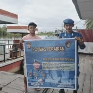 Wujudkan Perairan Aman dan Kondusif, Sat Polairud Polres Sukamara Gelar Patroli Rutin