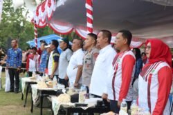 Kapolres Sukamara Hadiri Penutupan Open Turnamen Sepak Bola Bupati Cup 2025