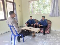 Polsek Kapuas Barat Gelar Patroli Dialogis Ajak Warga Jaga Kamtibmas