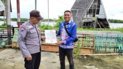 Antisipasi Karhutla Polsek Kapuas Barat Mendatangi Langsung Ke Rumah Warga Guna Melaksanakan Sosialisasi Karhutla