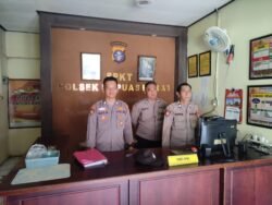 Guna Mencegah Terjadinya Gangguan Kamtibmas Terhadap Personil Dan Markas Komando (Mako), Personil Polsek Kapuas Barat Lakukan Siap Siaga Mako