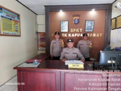 Siap Siaga Mako Polsek Kapuas Barat Antisipasi Gangguan Kamtibmas Siang Maupun Malam Hari