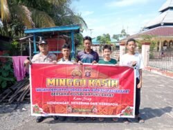 Sebagai Sarana Menampung aspirasi dan Terima Keluhan Masyarakat, Personil polsek Kapuas Barat Gelar Minggu Kasih