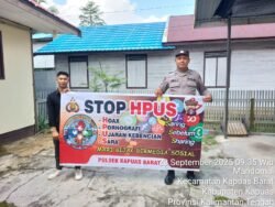 Polsek Kapuas Barat Rutin Berikan Imbauan Stop Hoax, Pornografi, Ujaran Kebencian dan Sara Kepada Warga
