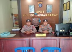 Polsek Kapuas Barat Dalam Pelaksanaan Tugas Jaga Melakukan Pengamanan Mako Cegah Adanya Gangguan Kejahatan
