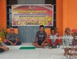 Program Jum’at Curhat, Kapolsek Kapuas Barat Ajak Masyarakat Untuk Menyampaikan Keluhan Dan Aspirasi